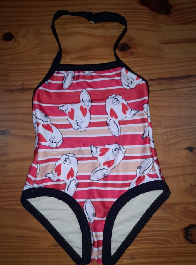 Traje de Baño Stripes Dog