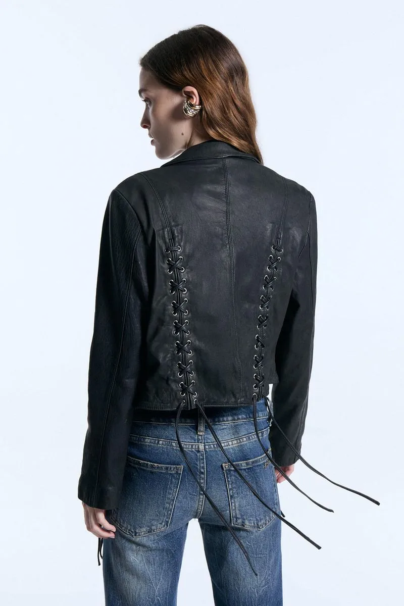 Campera Cuero Nyon - Imagen 4