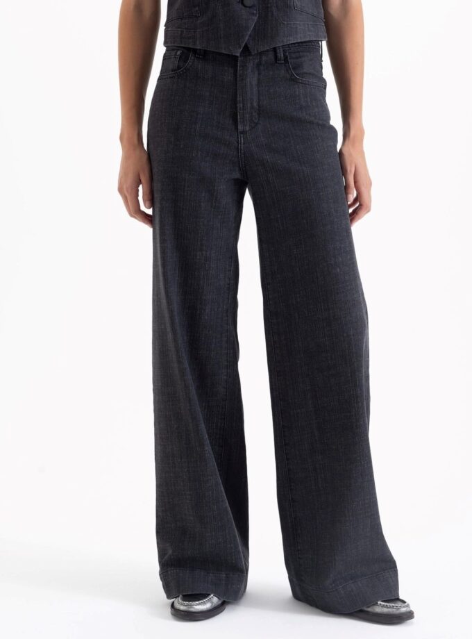 Jeans Wide Icon Black