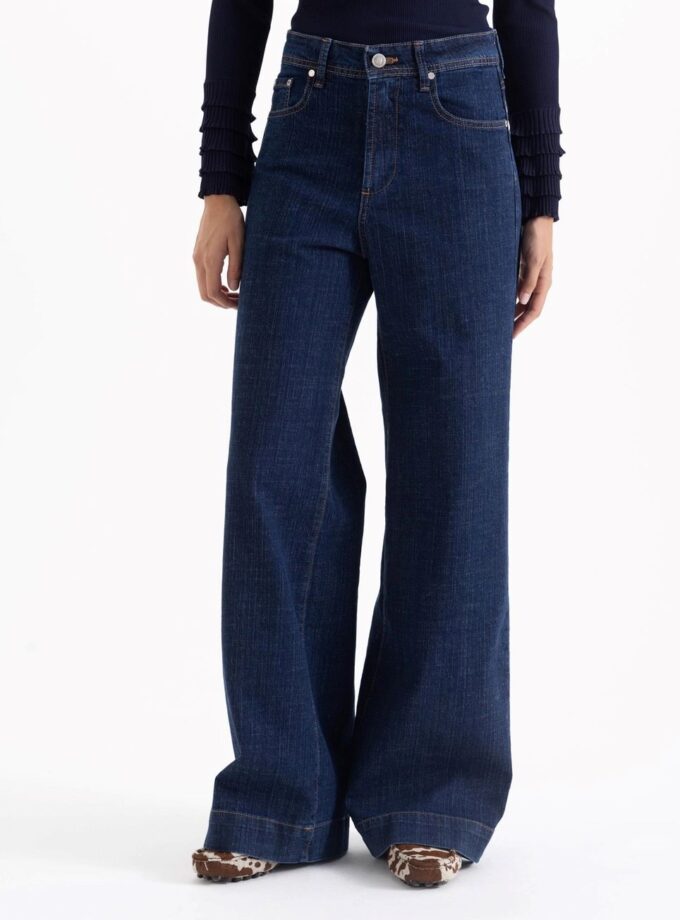 Jeans Wide Icon Blue
