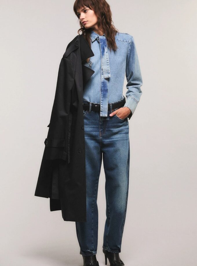 Jeans Barrel Basic Blue