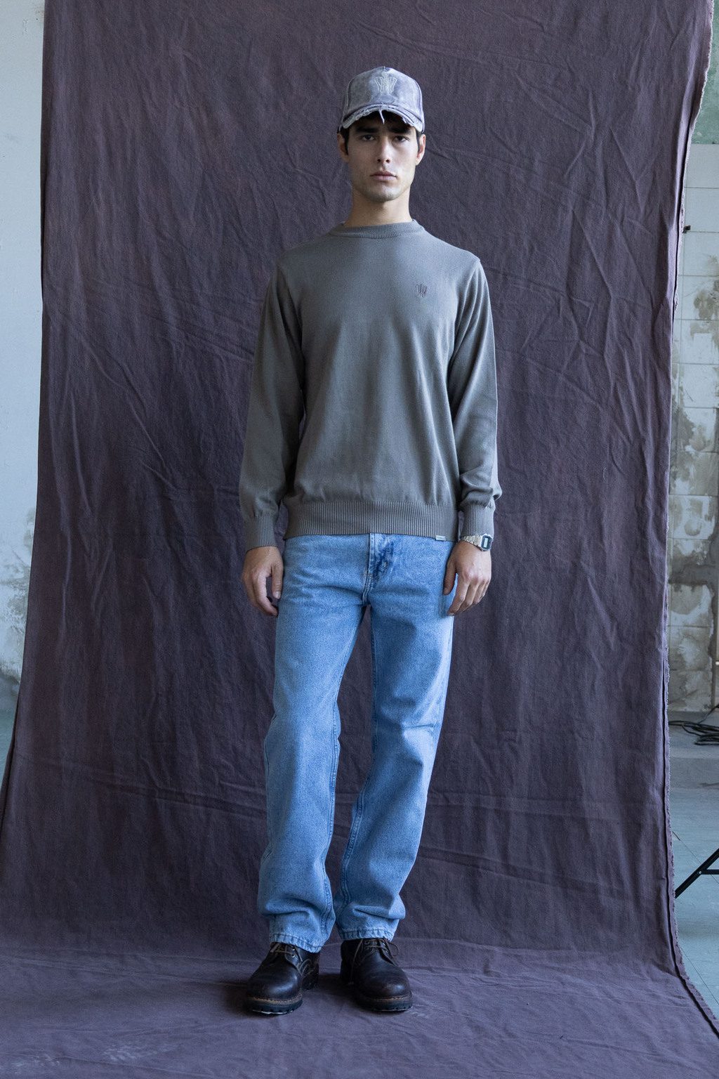 Sweater Crewneck Logo Mousse