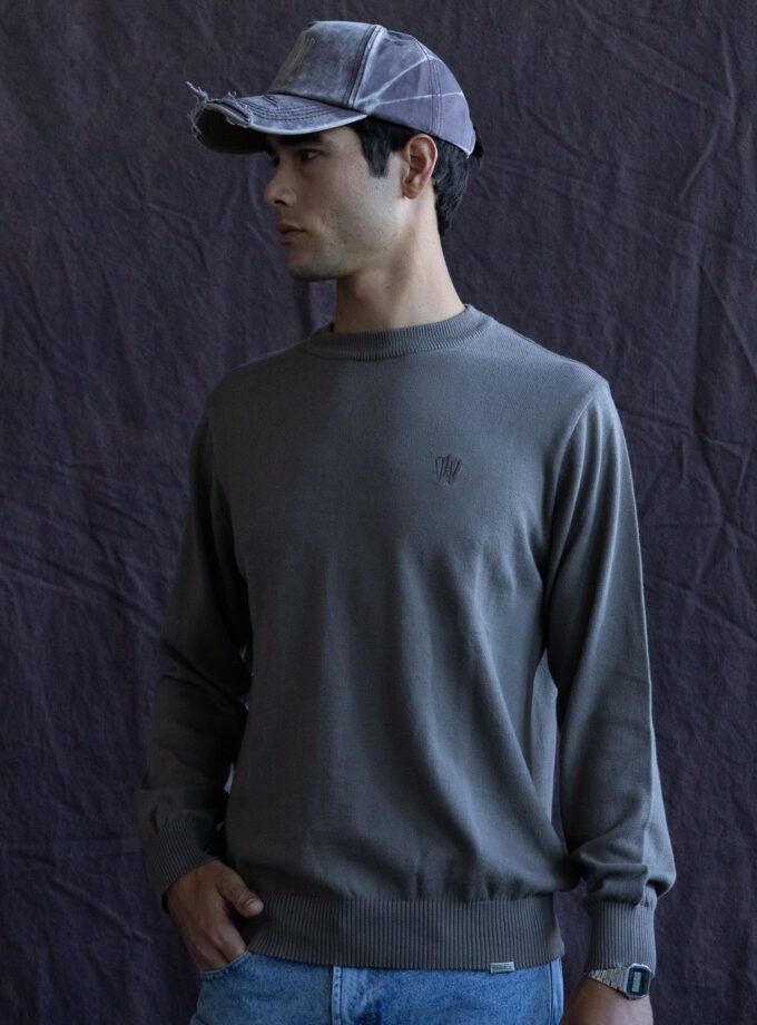 Sweater Crewneck Logo Mousse