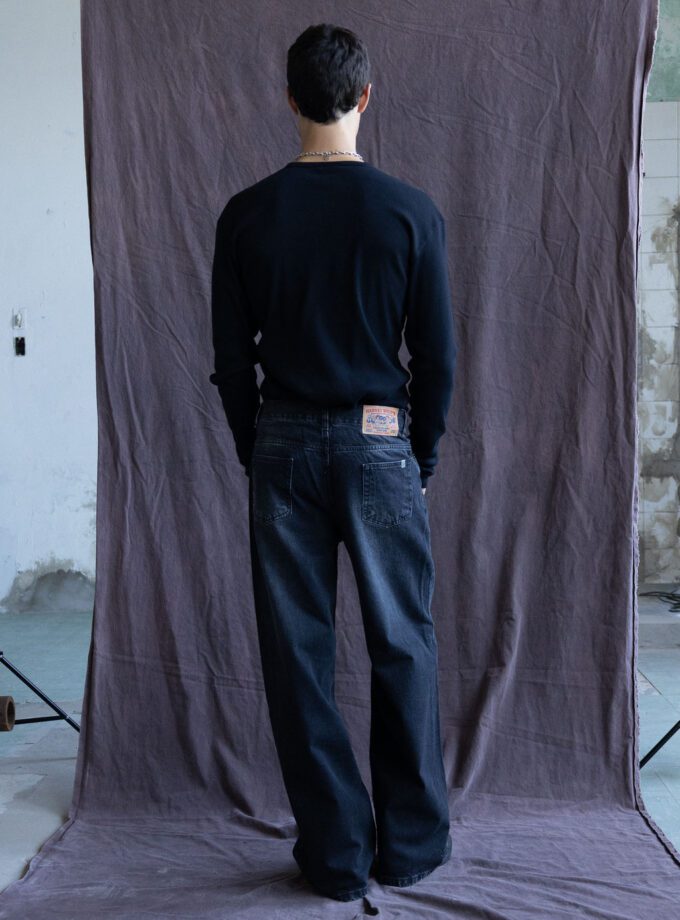 Remera Ls Super Fit Black