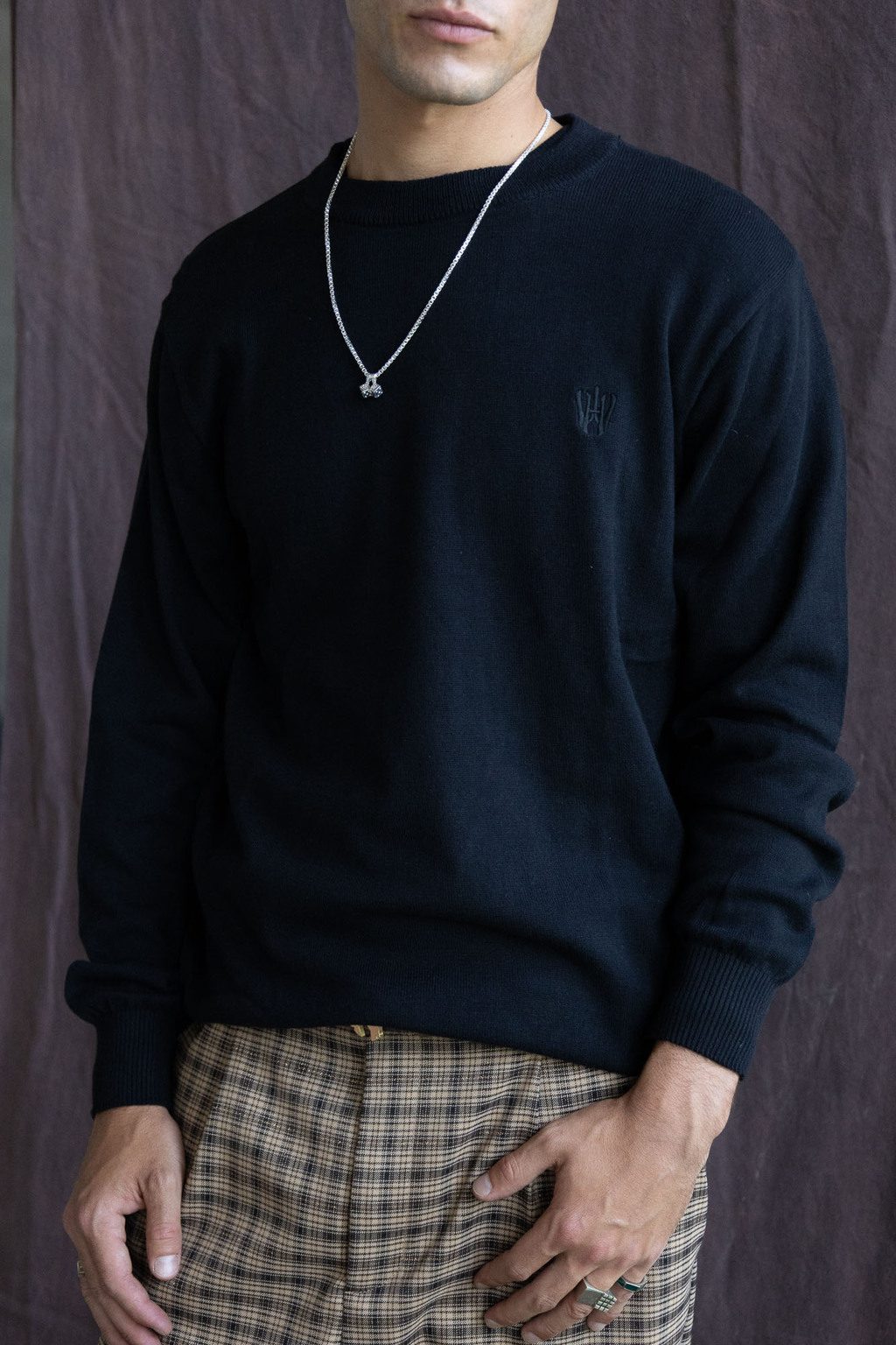 Sweater Crewneck Logo Black - Imagen 2