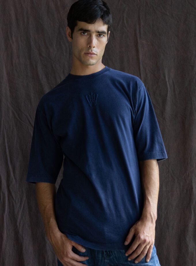 Remera Kn Plain Process Navy