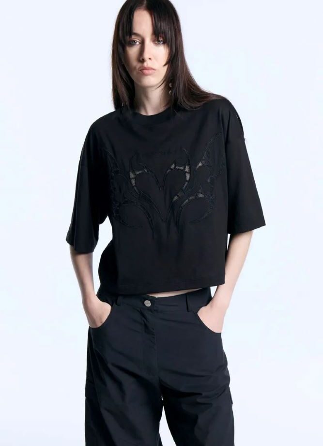 Remera Encaje