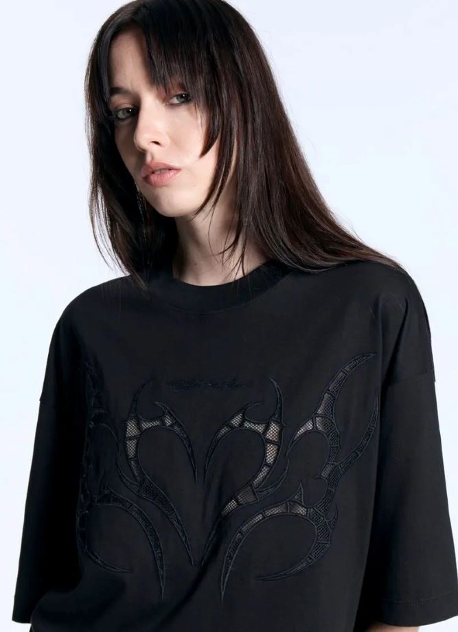 Remera Encaje