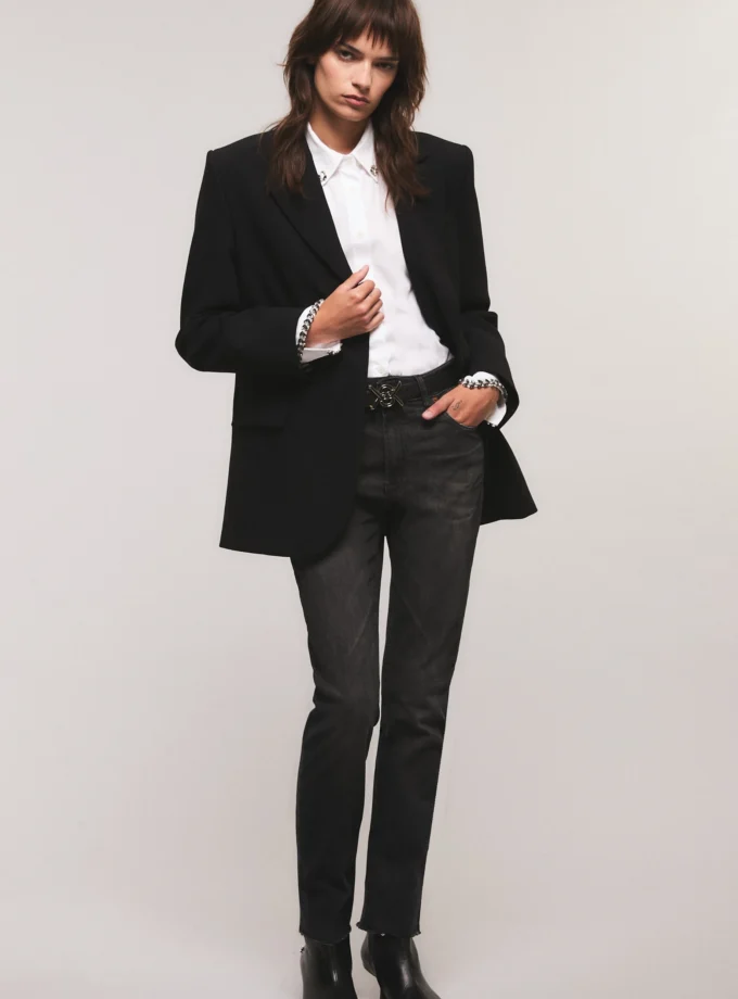 Jeans Cigarette Pure Black