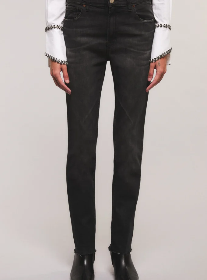 Jeans Cigarette Pure Black