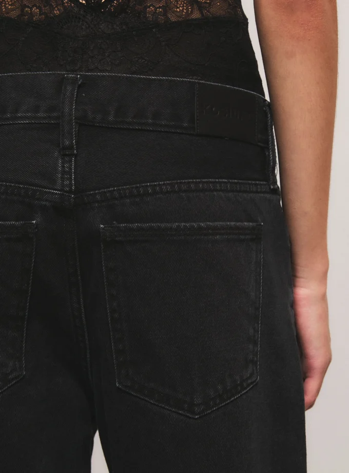 Jeans Funky Straight Vintage Black
