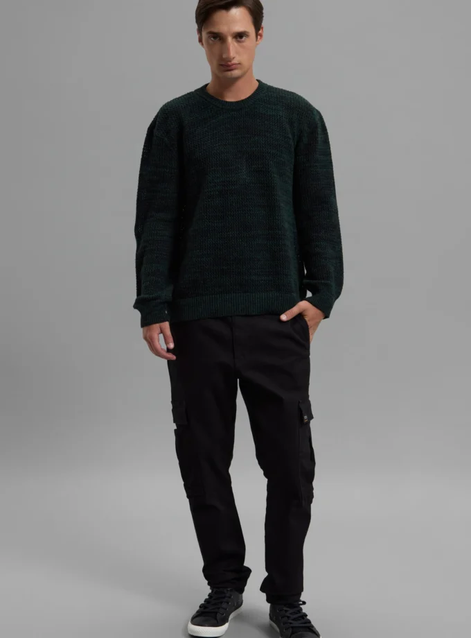 Pantalon Cargo Eddie Black