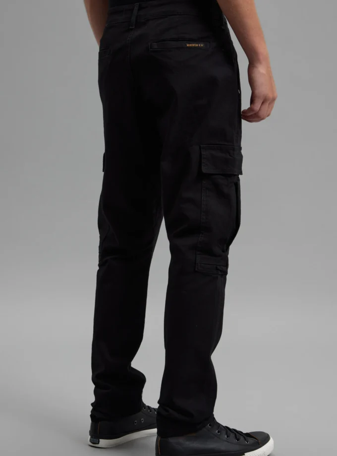 Pantalon Cargo Eddie Black