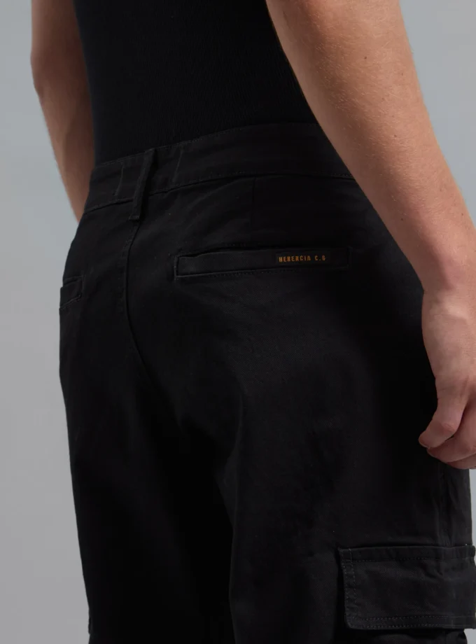 Pantalon Cargo Eddie Black