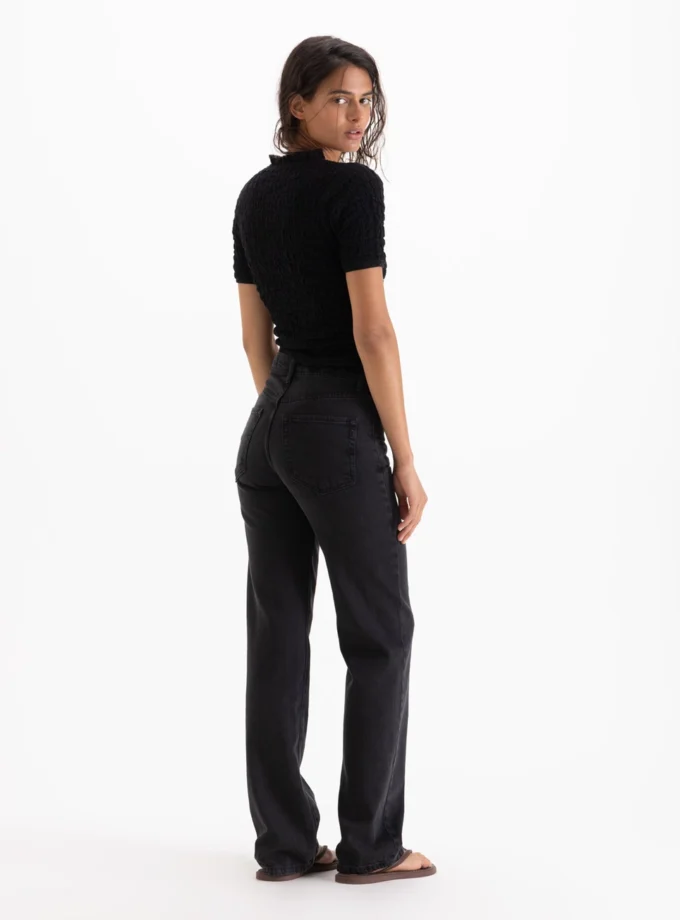 Jeans Straight Black