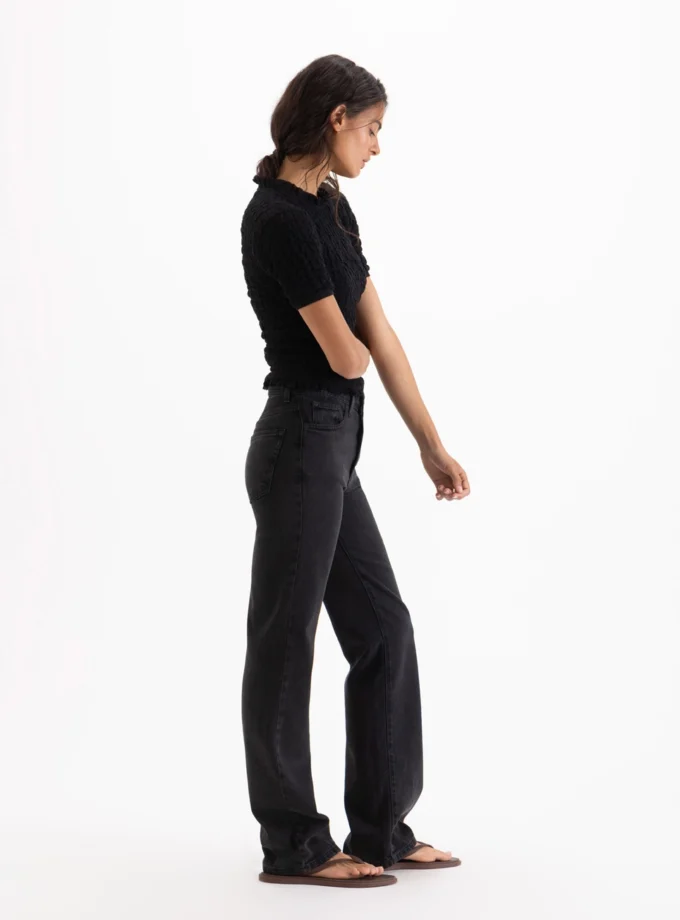 Jeans Straight Black