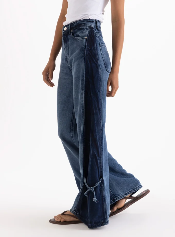 Jeans Roses Bow