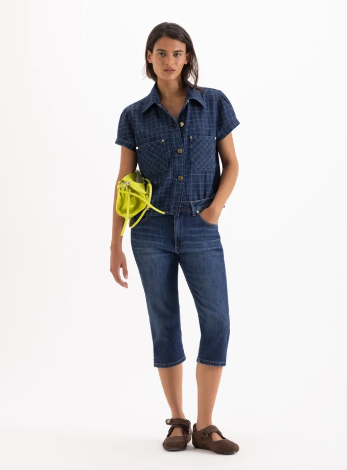 Jeans Capri Blue