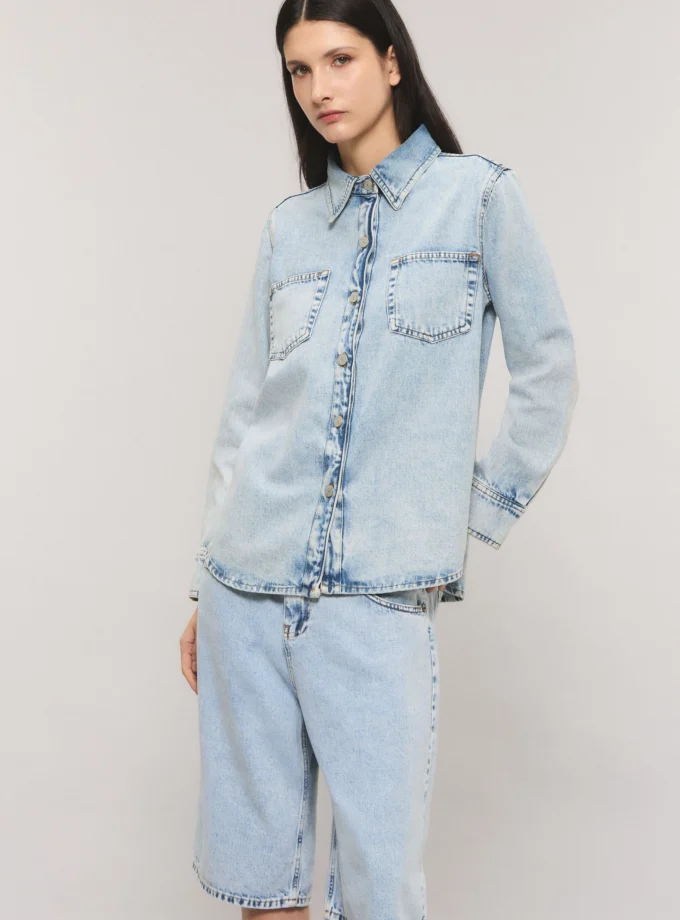 Camisa Action Light Blue