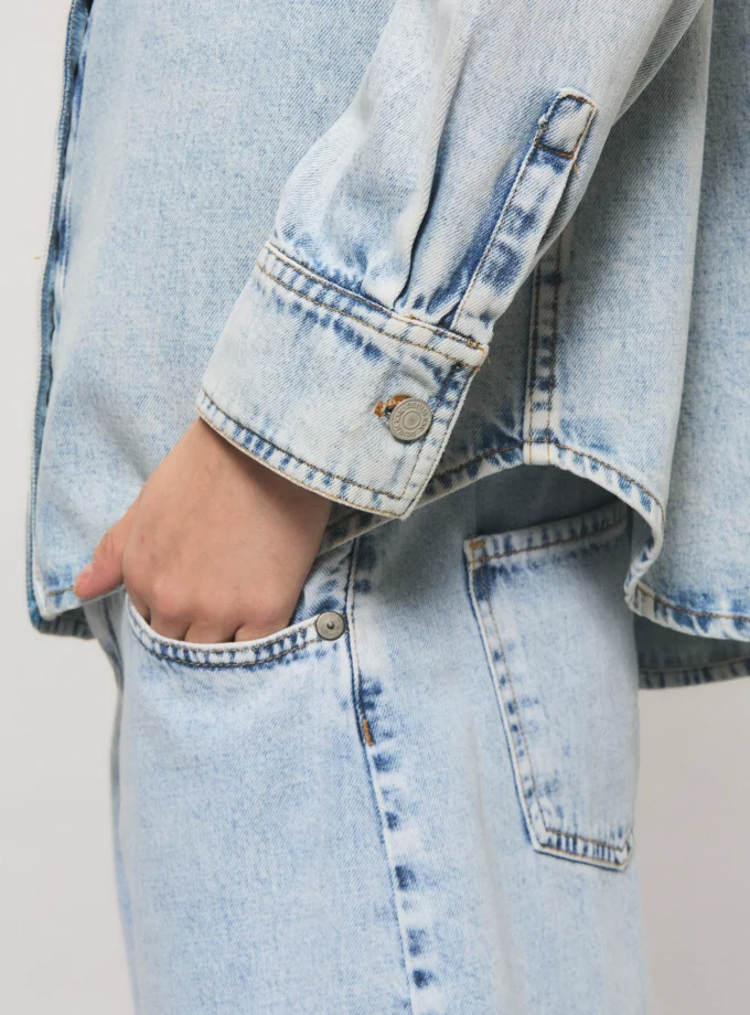 Camisa Action Light Blue