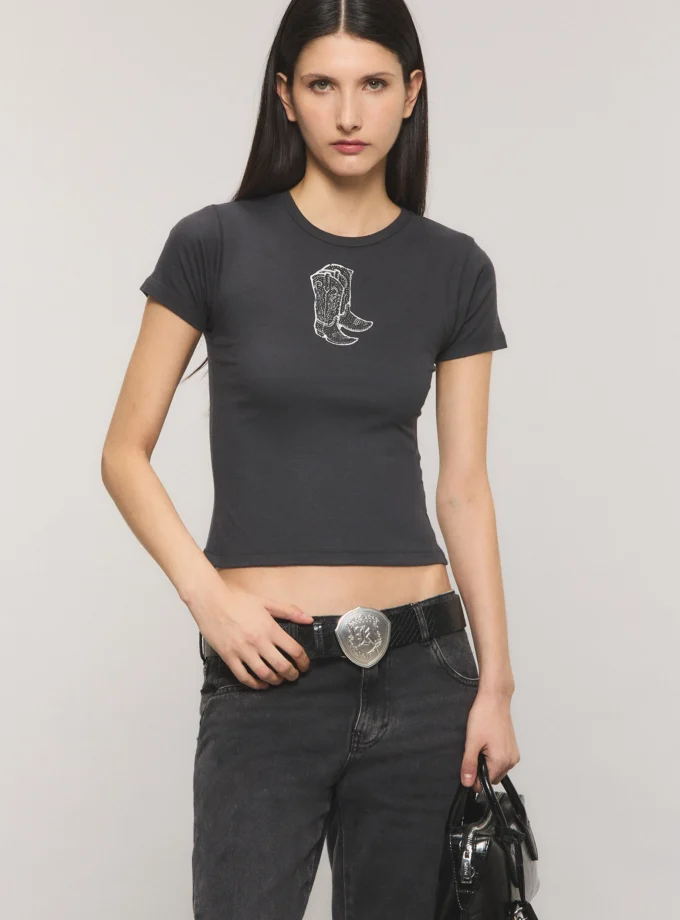 Remera Shiny Boots