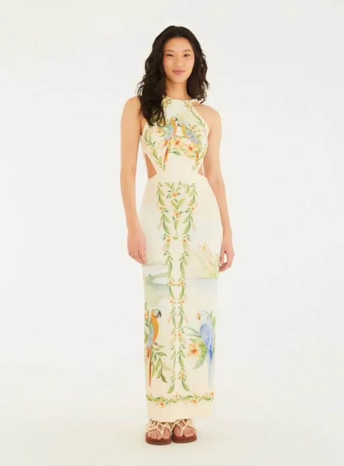 Vestido Midi Respiro De Rio