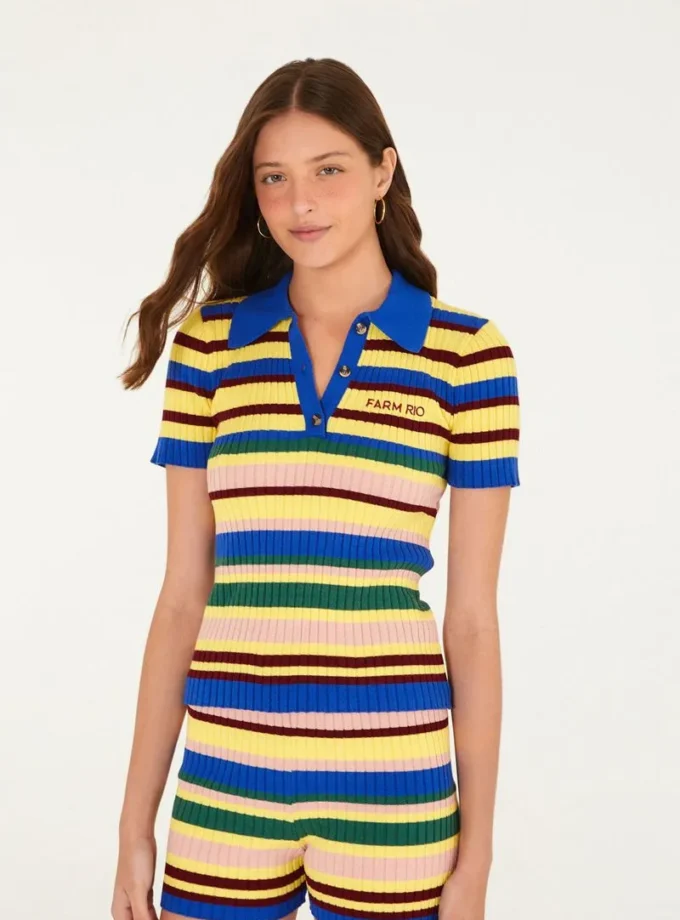 Polo Rayada Bananeira