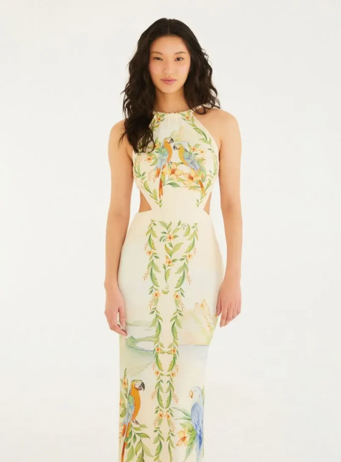 Vestido Midi Respiro De Rio