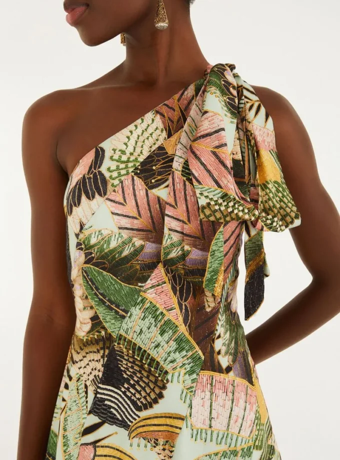 Vestido Asimétrico Paraiso Das Aves