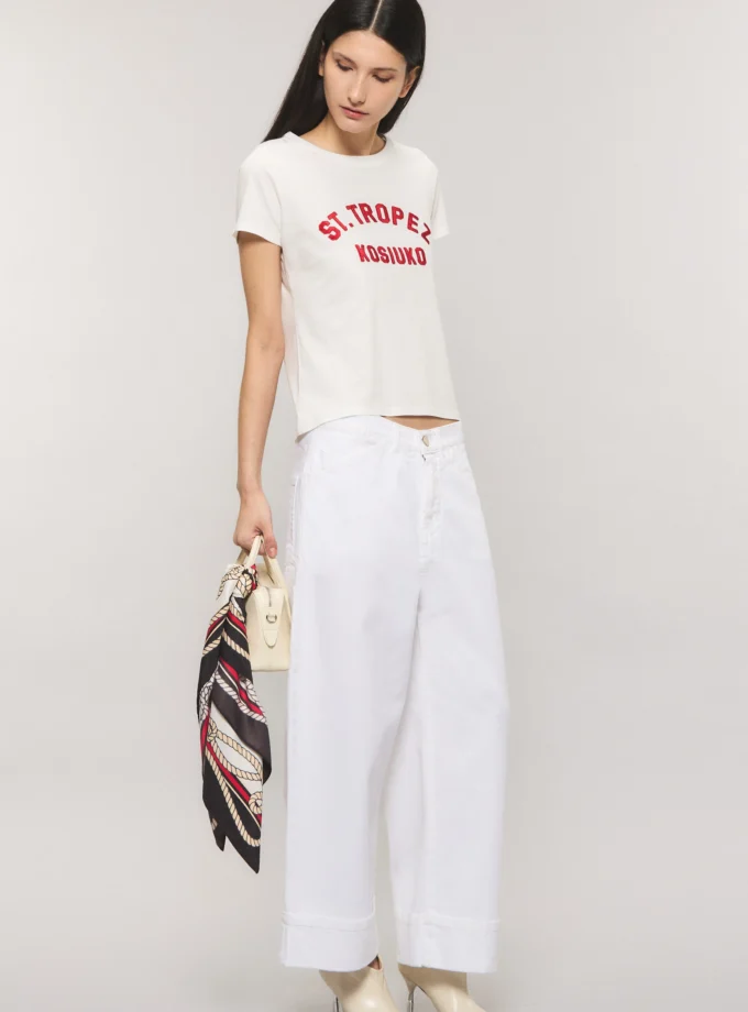 Pantalon Baggy Fiona White