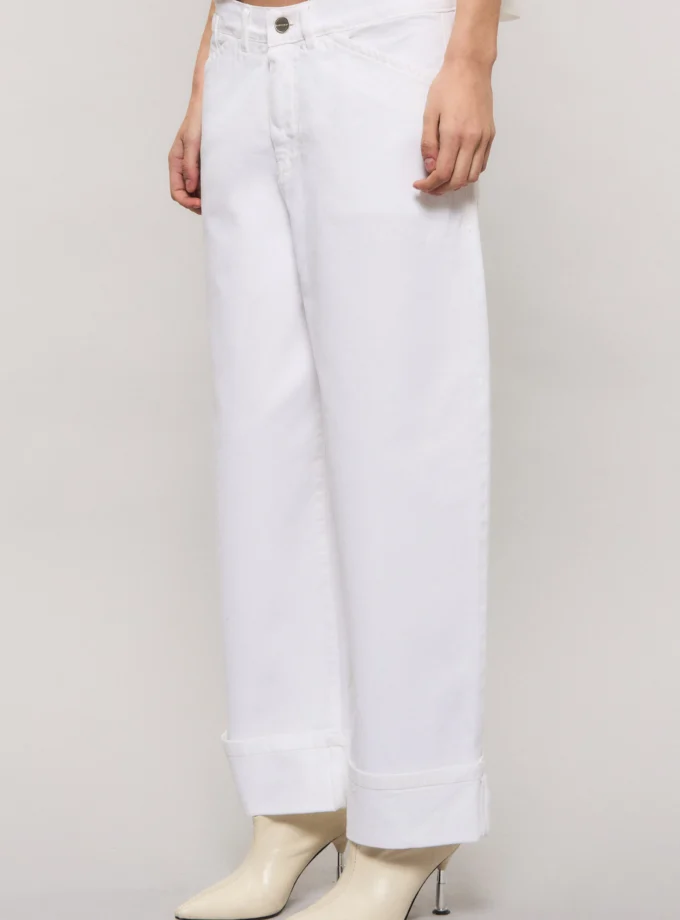 Pantalon Baggy Fiona White