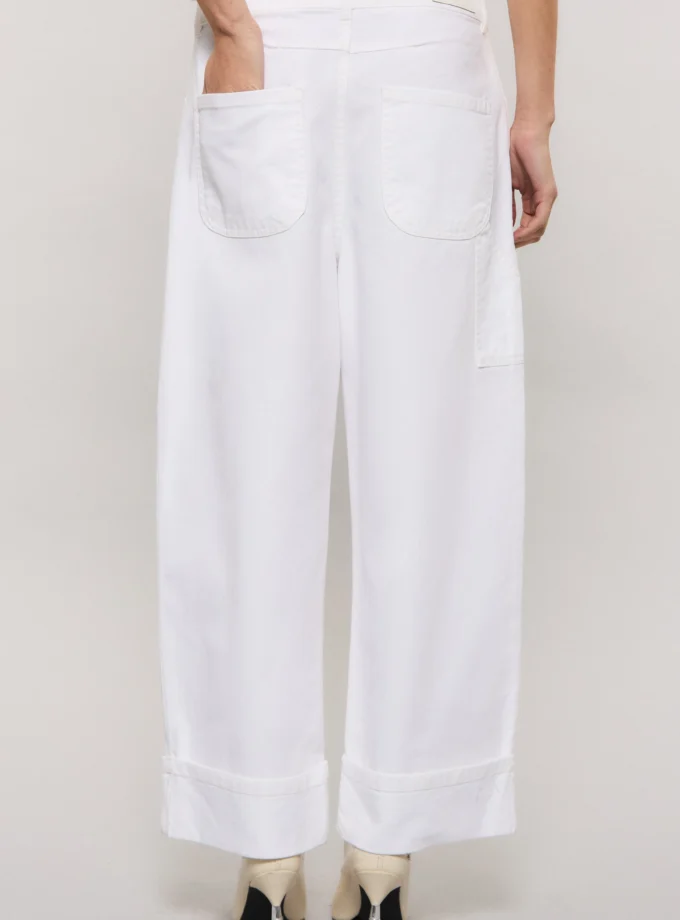 Pantalon Baggy Fiona White