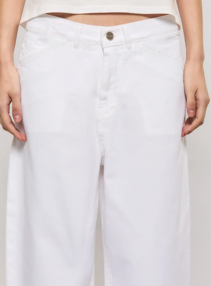 Pantalon Baggy Fiona White