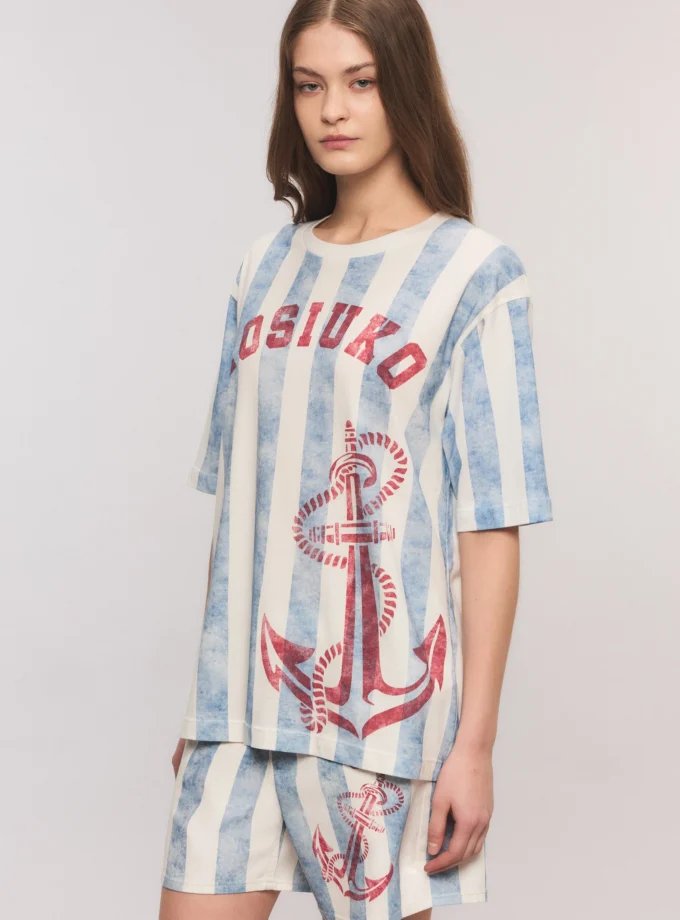 Remera Navy Stripes