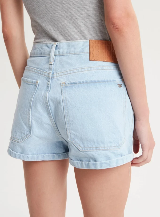 Short Mom Light Blue