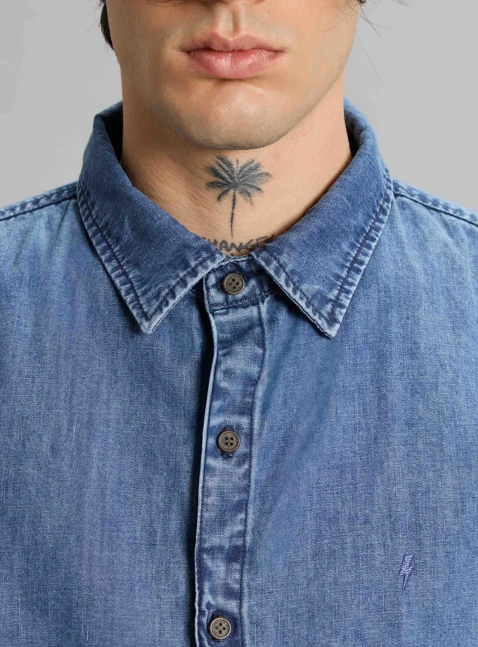 Camisa Net Mid Blue