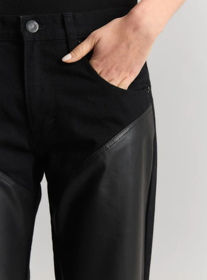 Jeans Kate Leather Black