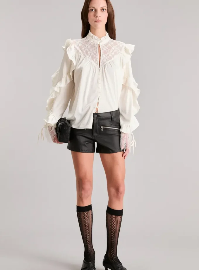 Short Zipper Black